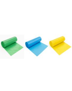 Saci menajeri colectare selectiva 60l LDPE horeca, 15buc/rola