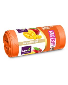 Saci menajeri Mango 35l cu urechi HDLD, LUXIA, 22buc/rola - 1