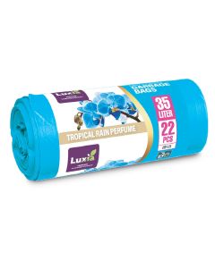 Saci menajeri Tropical Rain 35l cu urechi HDLD, LUXIA, 22buc/rola - 1