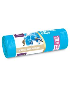 Saci menajeri Tropical Rain 60l cu urechi HDLD, LUXIA, 14buc/rola - 1