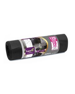 Saci menajeri ultrarezistenti 120l LDPE, LUXIA, 10buc/rola