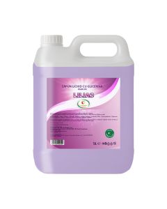 Sapun lichid cu glicerina, parfum Liliac, KOOBIC, 5l