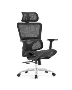 Scaun ergonomic Sara-H cu baza aluminiu