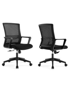 Set 2 buc. Scaun Emma negru