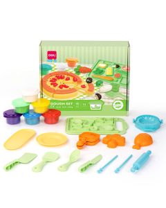 Set creativ plastilina + 14 accesorii pizza, pasta and veggie party DELI