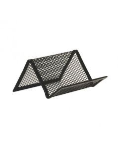Suport carti vizita mesh - negru