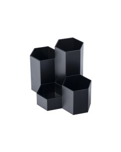 Suport birou 4 compartimente plastic ECADA