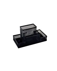 Suport birou metalic tip mesh 4 compartimente ECADA