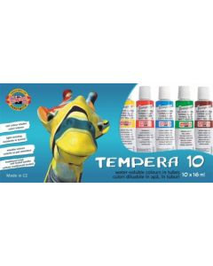 Tempera 10 culori 16ml KOH-I-NOOR
