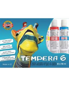 Tempera 6 culori 16ml KOH-I-NOOR