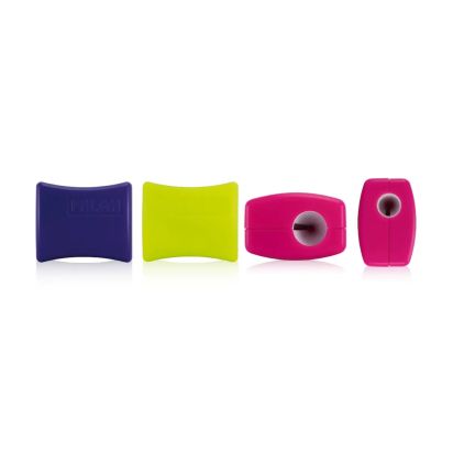 Ascutitoare plastic dubla cu container DOUBLE MILAN - 1
