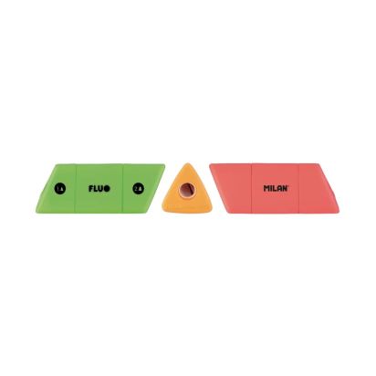 Ascutitoare plastic dubla cu container SLIDE MILAN - 1