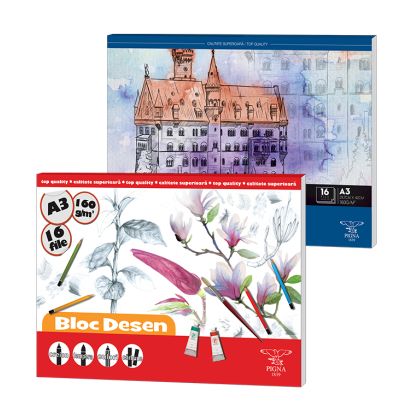 Bloc desen A3 160g 16 coli PIGNA - 1