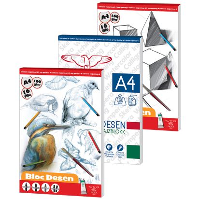 Bloc desen A4 160g 16 coli PIGNA - 1