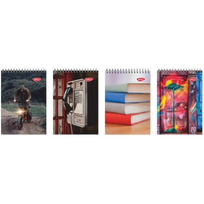 Bloc notes A7 spira L scurta 80 file, patratele DACO - 1