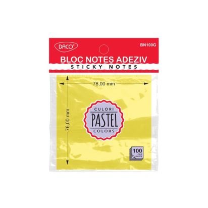 Bloc notes adeziv 76x76 DACO - 2