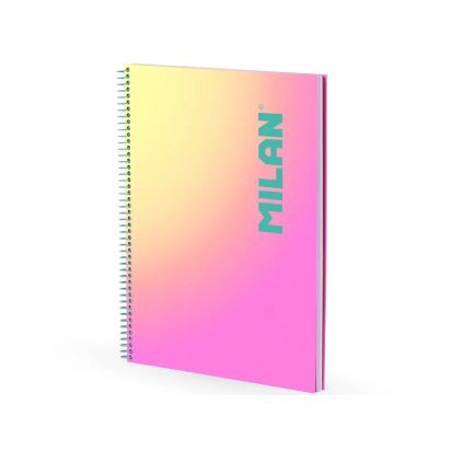 Caiet A4 90 file matematica spira Roz Sunset MILAN - 1
