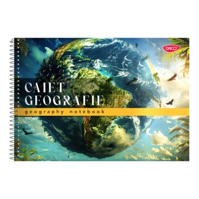 Caiet A4 geografie spira 24 file DACO - 1