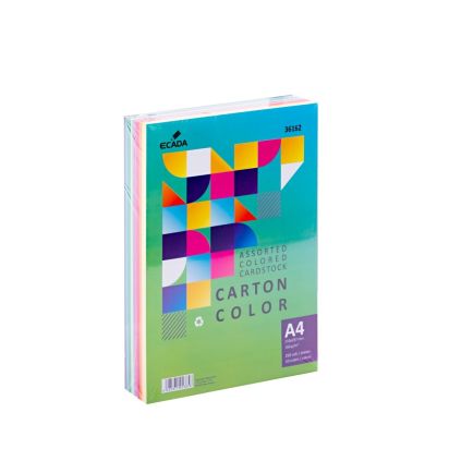 Carton color 160 g/mp A4 250 coli 10 cul. ECADA - 1