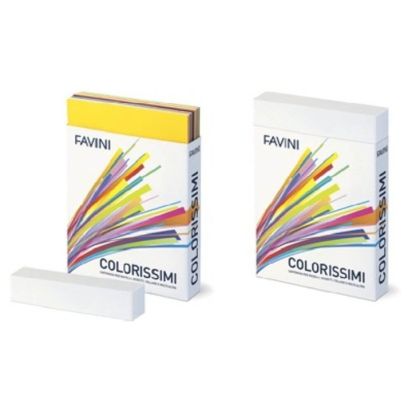 Carton color asortat 50 x 70 cm Set 200 coli Prisma FAVINI - 1