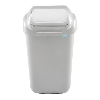 Cos gunoi cap batant Standard alb, PLAFOR, 30l - 1