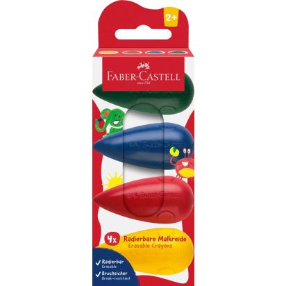 Creioane cerate model Bulb set 4 buc FABER-CASTELL - 1