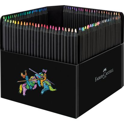 Creioane Colorate 100 culori Black edition FABER-CASTELL - 1