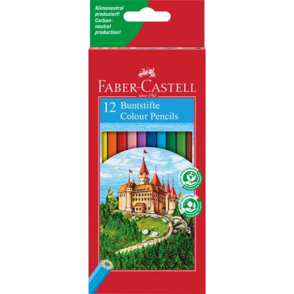 Creioane Colorate 12 culori FABER-CASTELL - 1