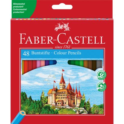 Creioane Colorate 48 culori ECO l FABER-CASTELL - 1