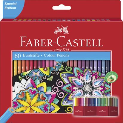 Creioane Colorate 60 culori editie speciala FABER-CASTELL - 1