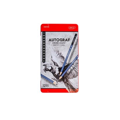 Creion negru 6H...8B Autograf DACO - 1