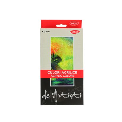Culori acril 10 culori 22 ml DACO - 1