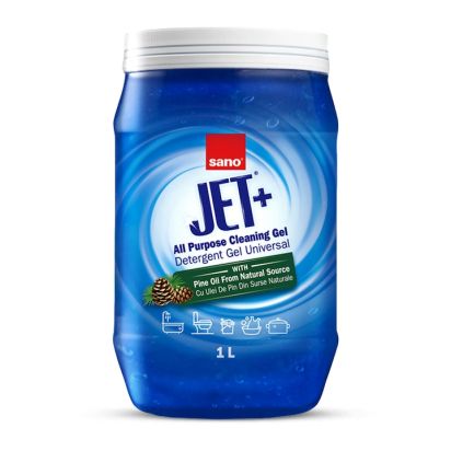 Detergent gel universal curatenie generala cu ulei de pin, Jet+, SANO, 1l - 1