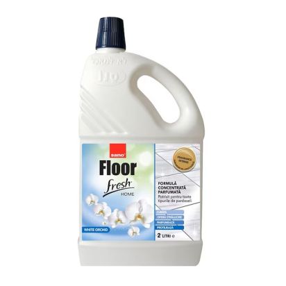 Detergent pardoseli concentrat Floor Fresh Home White Orchid, SANO, 2l - 1