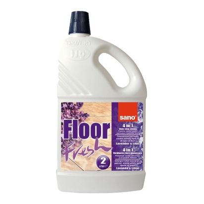 Detergent pardoseli concentrat Floor Fresh Lavanda si liliac, SANO, 2l - 1