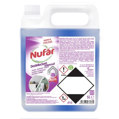 Dezinfectant universal fara clor, NUFAR, 5L - 1