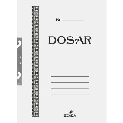 Dosar carton alb incopciat 1/1 ECADA - 1