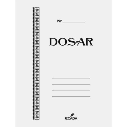 Dosar carton plic ECADA - 1