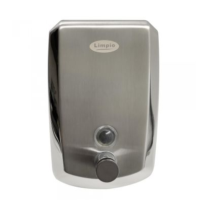 Dozator sapun lichid inox satinat, LIMPIO, 800ml - 1