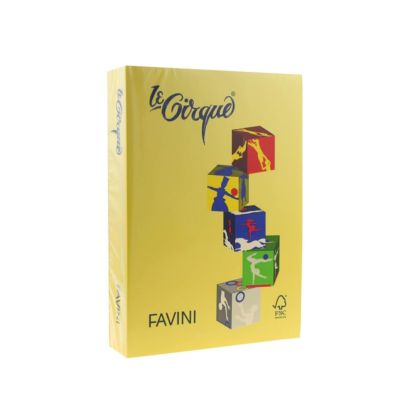 Hartie colorata A3 80 g/mp galben inchis 200 FAVINI - 1