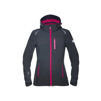 Jacheta Dama Softshell Ardon Floret Negru Roz - 1