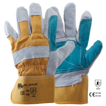 Manusi Rhino Safety Goliat spalt/textil - 10 - 1