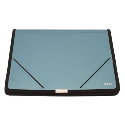 Mapa plastic cu elastic si burduf A4 DACO - 1