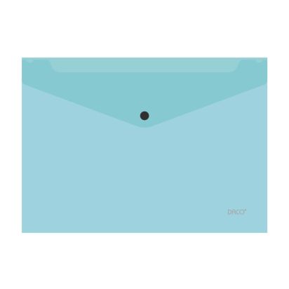 Mapa plastic plic cu capsa A4 pastel DACO - 2