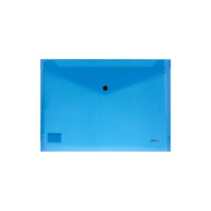 Mapa plastic plic cu capsa neon A4 DACO - 2