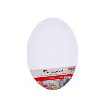 Panza pictura pe sasiu oval 56x80 cm DACO - 1