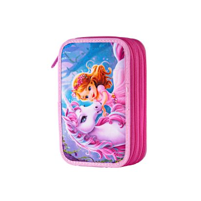 Penar 3 fermoare neechipat Unicorn si Printesa DACO - 1