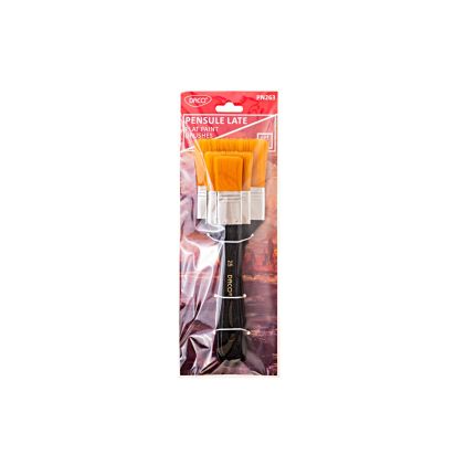 Pensule par sintetic late set 3 DACO - 1