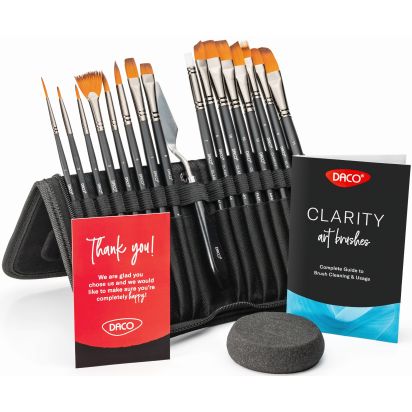 Pensule set 15+1 Clarity DACO - 1
