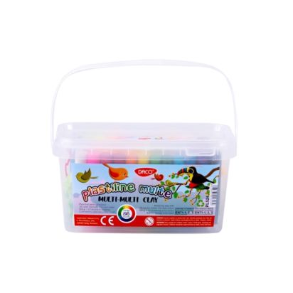 Plastilina 24x21 g + forme modelaj DACO - 1